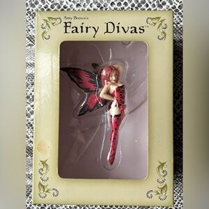 Vintage collectible Amy Brown fairy divas, Cinnamon, brand new in box